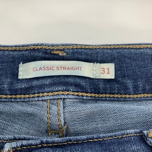Levi's Women's Classic Straight Leg Jeans Size 12M - Picture 15 of 16